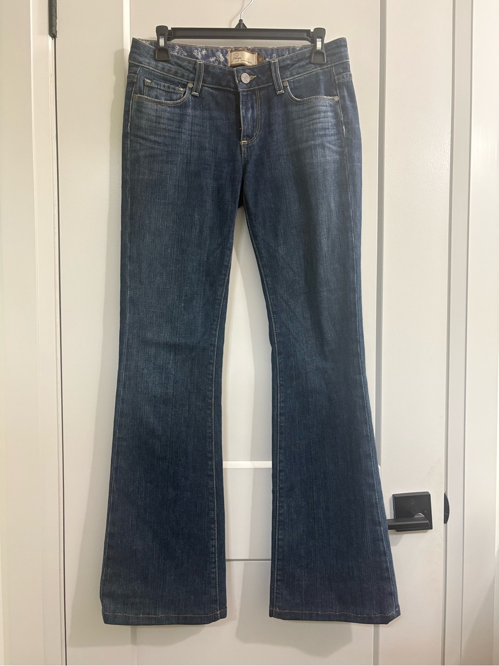 Paige Denim Women's Dark Wash Flare Jeans